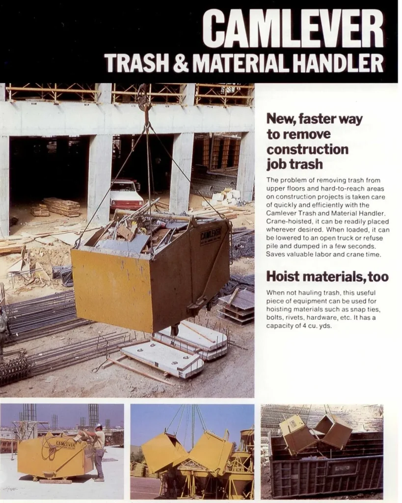 camlever trash dumpers