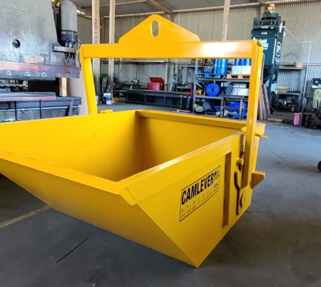 self-dumping hopper